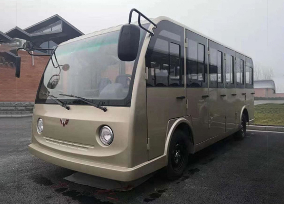 燃油封閉式觀(guān)光車(chē) 14-23座定制