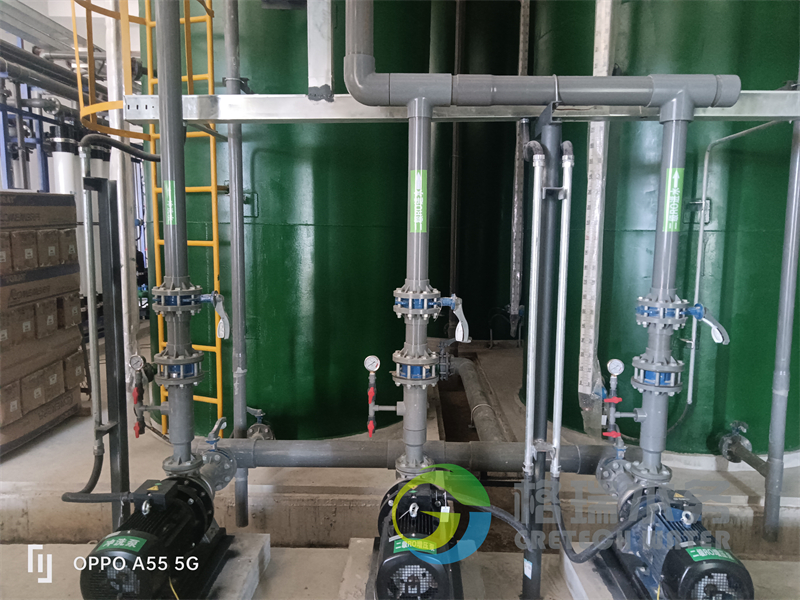 濟寧膠帶企業(yè)除鹽水項目